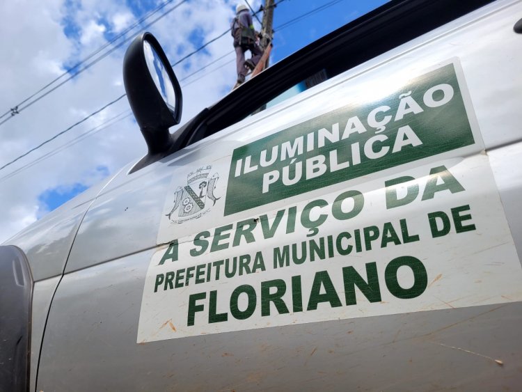 Prefeitura inicia operação ‘Iluminação por bairros’ e contemplará as zonas urbana e rural de Floriano